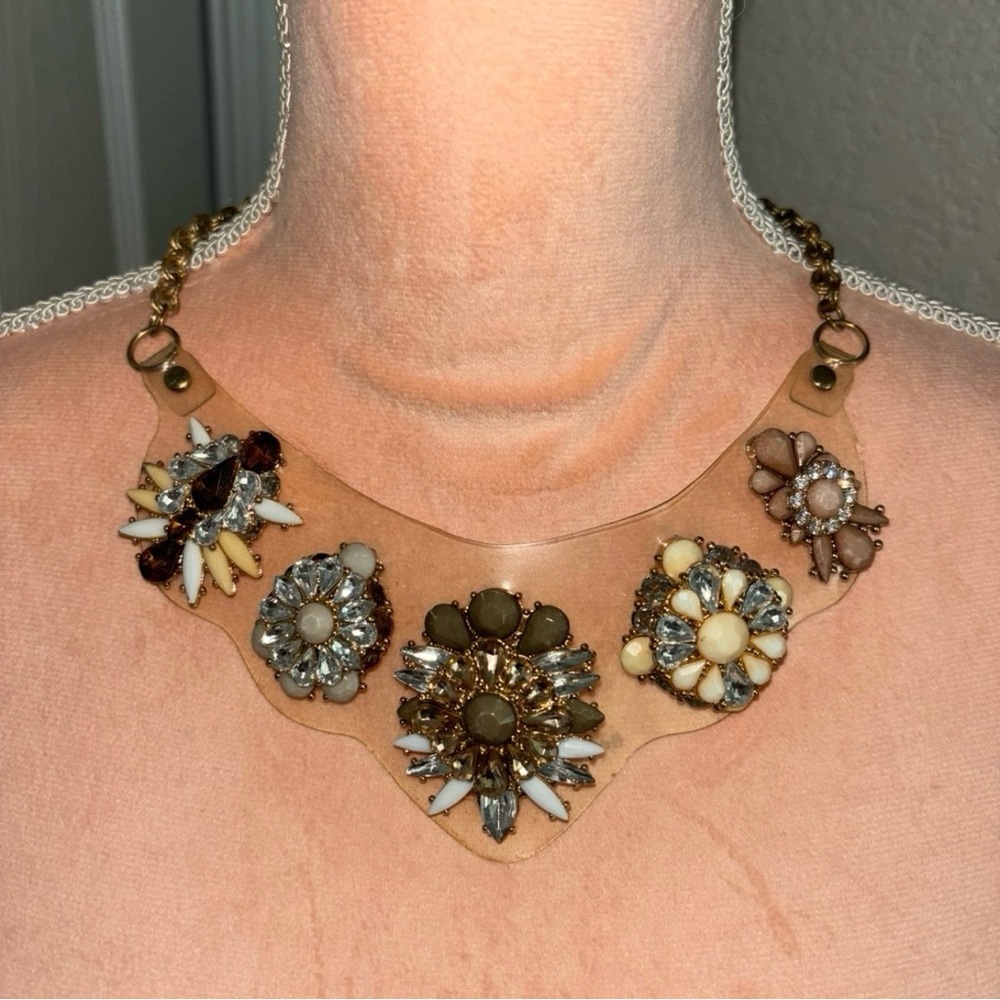 Rhinestone Statement Necklace